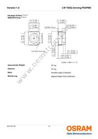 LW T6SG-V1AA-FK0KM0 Datasheet Page 13