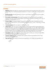 LW T6SH.CB-CZEY-FK0PM0-Z664-50-R18-Z Datasheet Page 23