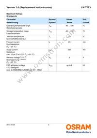 LW T773-P2R1-5K8L-Z Datasheet Page 3