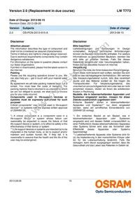 LW T773-P2R1-5K8L-Z Datasheet Page 19