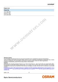 LW W5AP-LZMZ-5K8L-Z Datasheet Page 17