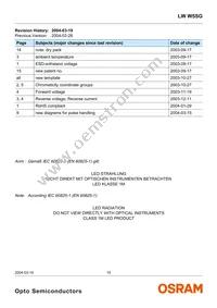 LW W5SG-GYHY-5K8L-Z Datasheet Page 15