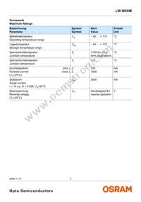 LW W5SM-HYJZ-5K8L-0-350-R18-Z Datasheet Page 3