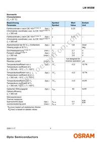 LW W5SM-HYJZ-5K8L-0-350-R18-Z Datasheet Page 4