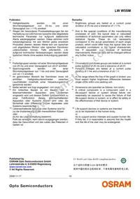 LW W5SM-HYJZ-5K8L-0-350-R18-Z Datasheet Page 18