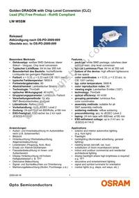 LW W5SM-HYJZ-5K8L-Z Datasheet Cover