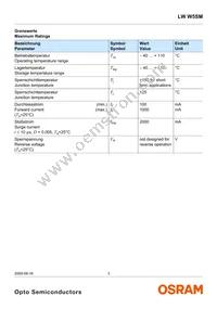 LW W5SM-HYJZ-5K8L-Z Datasheet Page 3