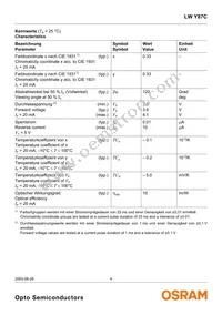 LW Y87C-T1U1-3C5D Datasheet Page 4