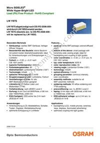 LW Y87S-N1Q2-3K8L-0-10-R18-Z Datasheet Cover