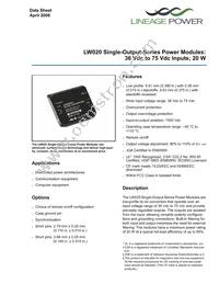 LW020F871 Cover
