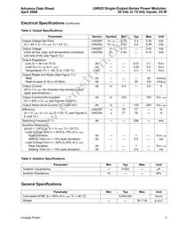LW025F871 Datasheet Page 3