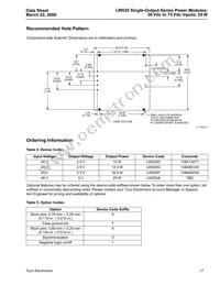 LW025G Datasheet Page 17