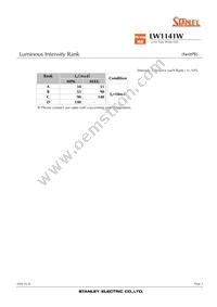 LW1141W-C11-TR Datasheet Page 5