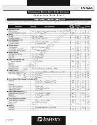 LX1668CPW Datasheet Page 3