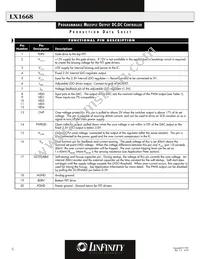 LX1668CPW Datasheet Page 6