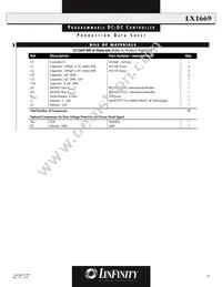 LX1669CD Datasheet Page 9