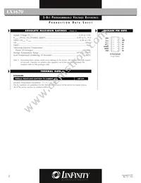 LX1670CD Datasheet Page 2