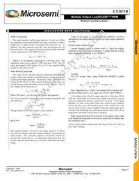 LX1671BCLQ-TR Datasheet Page 17