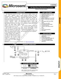 LX1918CLD-TR Datasheet Cover