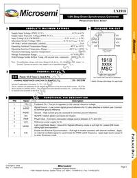 LX1918CLD-TR Datasheet Page 2
