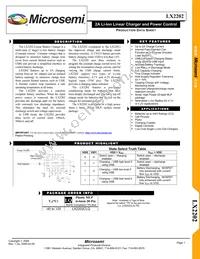 LX2202CLQ-TR Datasheet Cover