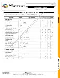 LX2203CLD-TR Datasheet Page 3