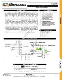 LX2205ILQ Datasheet Cover