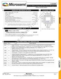 LX2205ILQ-TR Datasheet Page 2