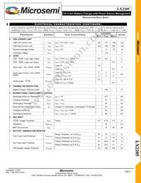 LX2205ILQ-TR Datasheet Page 5