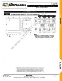 LX2205ILQ-TR Datasheet Page 14