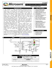 LX2208ILD Datasheet Cover