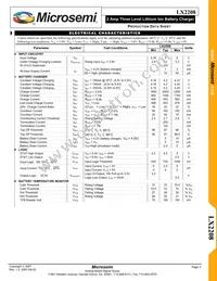 LX2208ILD-TR Datasheet Page 3