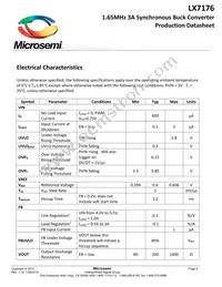 LX7176CLQ-TR Datasheet Page 6