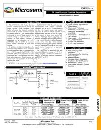 LX8385B-33CP Datasheet Cover