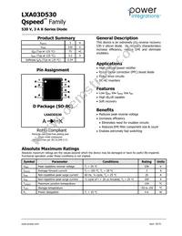 LXA03D530-TL Datasheet Cover
