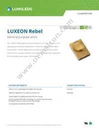 LXML-PWN1-0120 Datasheet Cover