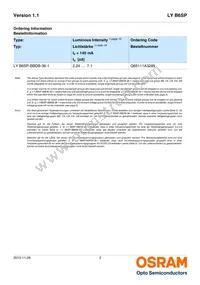 LY B6SP-BBDB-36-1-140-R33-Z Datasheet Page 2