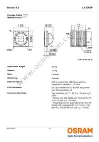 LY CKBP-JYKX-46-1-350-R18-Z Datasheet Page 12