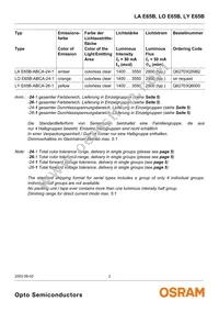 LY E65B-ABCA-26-1 Datasheet Page 2