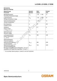 LY E65B-ABCA-26-1 Datasheet Page 3