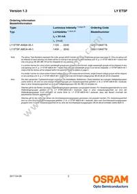 LY ETSF-AABA-35-1-50-R18-Z Datasheet Page 2