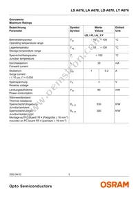 LY M676-Q2S1-26 Datasheet Page 3