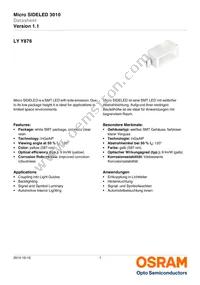 LY Y876-R2T1-26-Z Datasheet Cover