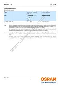LY Y876-R2T1-26-Z Datasheet Page 2