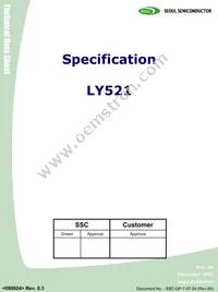 LY521 Datasheet Cover