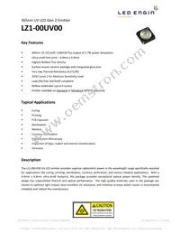 LZ1-10UV00-0000 Datasheet Cover
