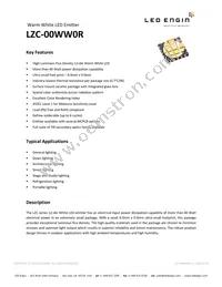LZC-00WW0R-0027 Datasheet Cover