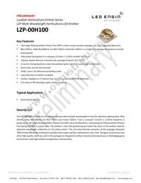 LZP-00H100-0000 Datasheet Cover