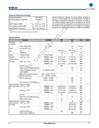 M-985-01T Datasheet Page 2