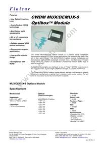 M/DF-8-SC Datasheet Cover